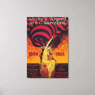 Fußballpromo-Plakat Leinwanddruck