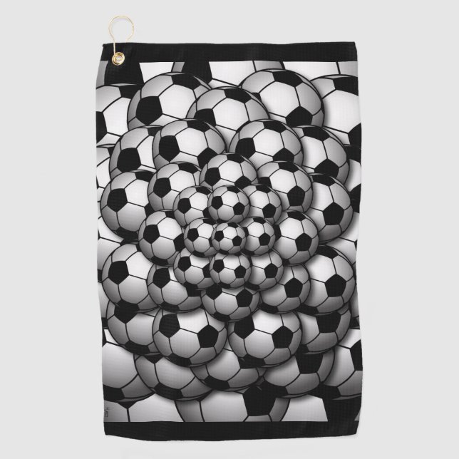 Fußballsaison Golf Handtuch (Vorderseite)