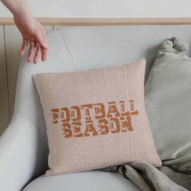 Fußballsaison Typografie Kissen (Von Creator hochgeladen)