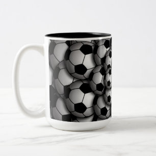 Fußballsaison Zweifarbige Tasse