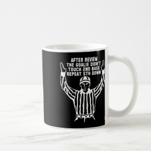 Fußballschiedsrichter Lustige Sportfan T-Shirts Mä Kaffeetasse