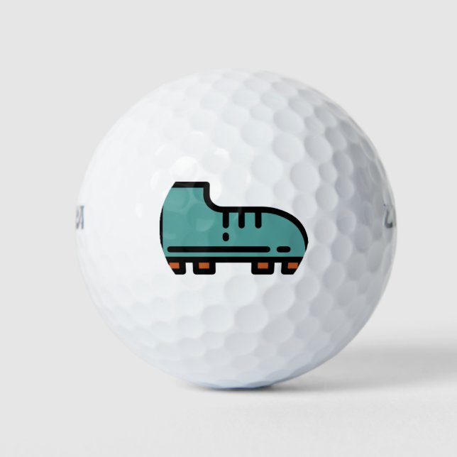 Fußballschuhe Golfball (Vorderseite)
