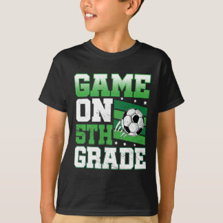 Fußballspiel auf der 5. Klasse zur Einschulung Süß T-Shirt
