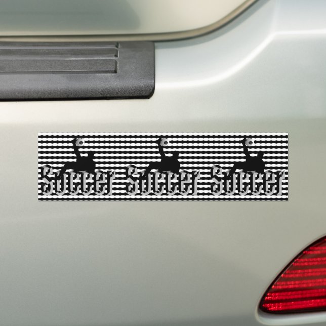 Fußballspiel, Autoaufkleber (Auf Auto)