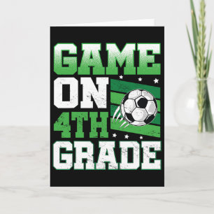 Fußballspiel der 4. Klasse Byck To School Niedlich Karte