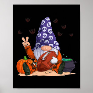 Fußballspiel Halloween Spooky Saison Boys Kinder C Poster