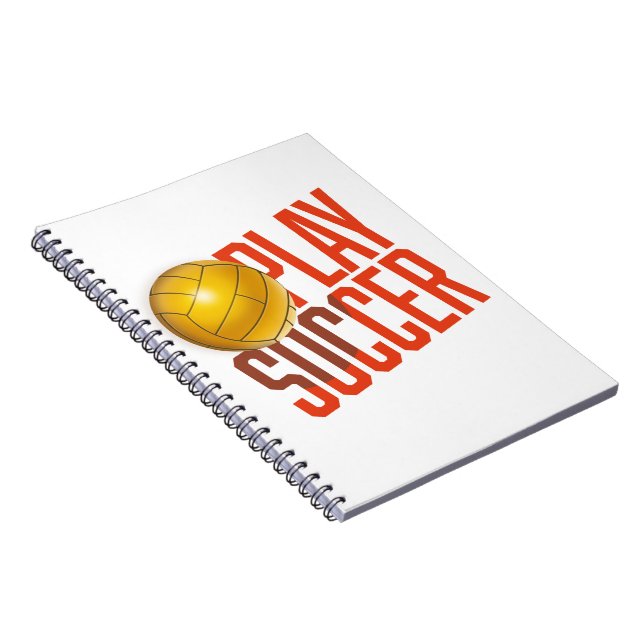 Fußballspielen Notizblock (Rechte Seite)