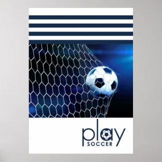 Fußballspielen Poster