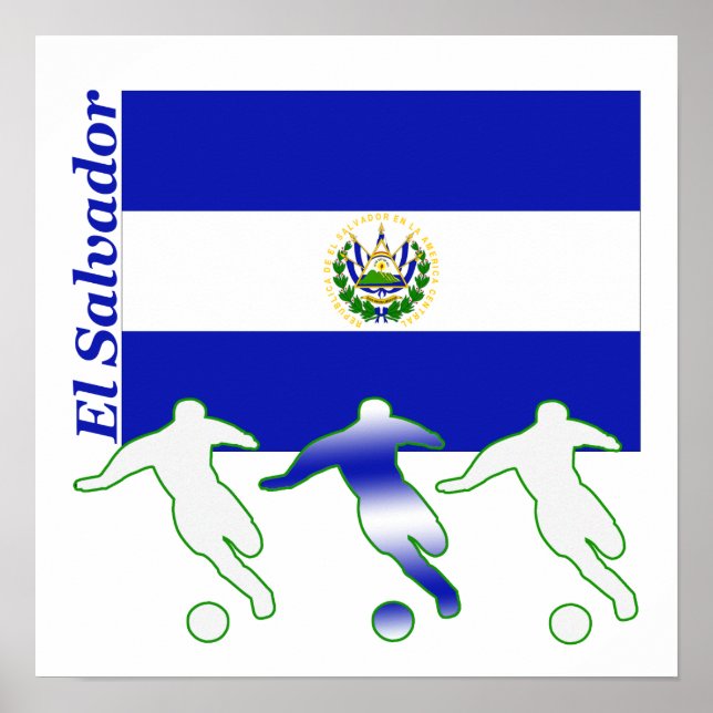 Fußballspieler - El Salvador Poster (Vorne)