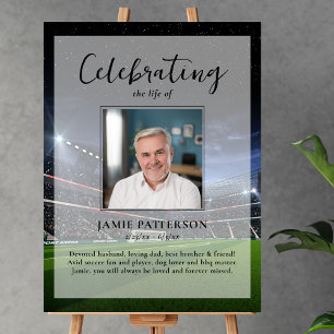 Fußballspieler Fan Leben Feier Foto Beerdigung Poster