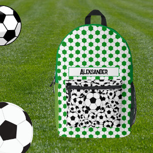 Fußballspieler Fan Preschool Sporty Bedruckter Rucksack