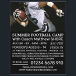 Fußballspieler, Flyer für Fußballwerbung<br><div class="desc">Fußballspieler,  Flyer von Fußballcamps,  die Werbung im Visitenkarten-Store.</div>
