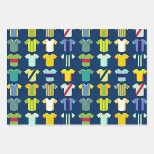 Fußballspieler Fußball ist mein Heiligtum Geschenkpapier Set