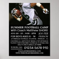 Fußballspieler, Fußballcampingwerbung