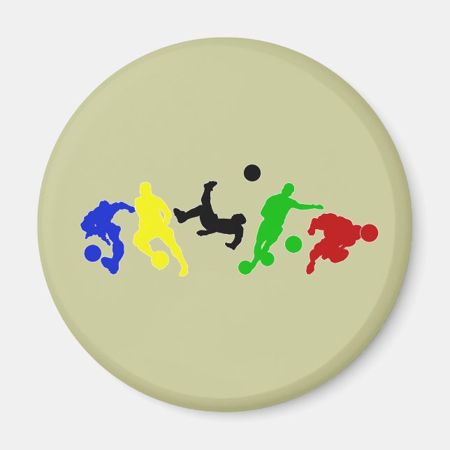 Fußballspieler Fußballsportler Magnet (Vorne)