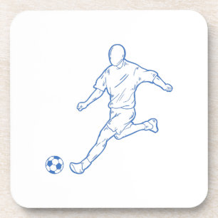 Fußballspieler Getränkeuntersetzer