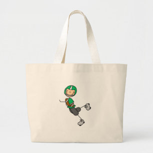 Fußballspieler Grüne Tasche