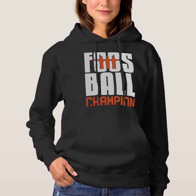 Fußballspieler Hoodie (Vorderseite)
