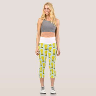 Fußballspieler   Ich gebe dem Fußball mein ganzes  Capri Leggings