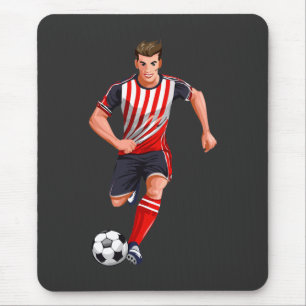 Fußballspieler Mann Mousepad