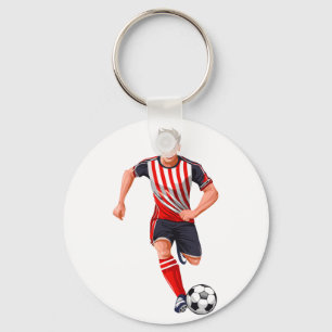 Fußballspieler Mann Schlüsselanhänger