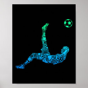 Fußballspieler Männer Poster