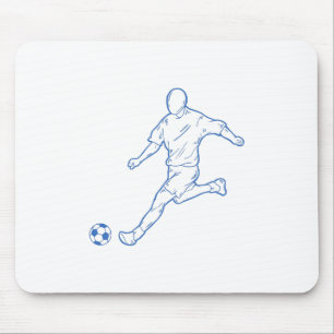 Fußballspieler Mousepad