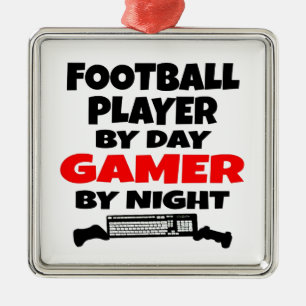 Fußballspieler Ornament Aus Metall