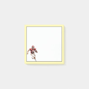 Fußballspieler Post-it Klebezettel