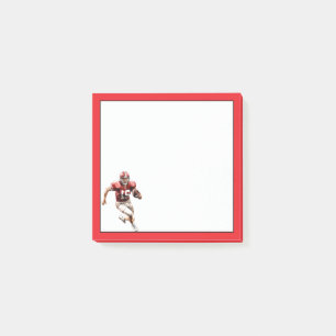 Fußballspieler Post-it Klebezettel