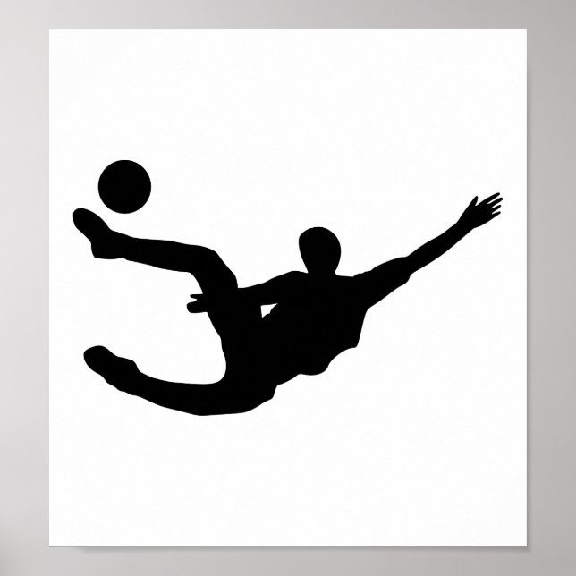 Fußballspieler Poster (Vorne)