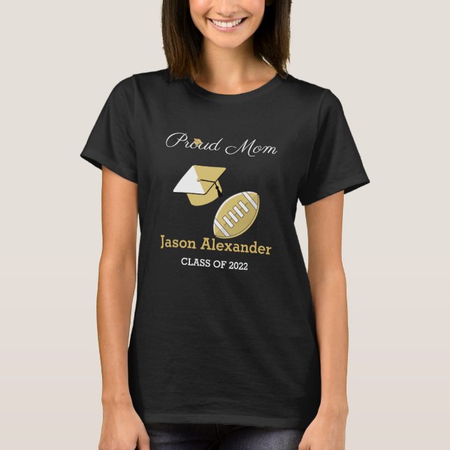Fußballspieler Proud Vater, Absolvent Klasse T-Shirt (Vorderseite)