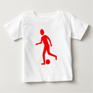 Fußballspieler - Rot Baby T-shirt