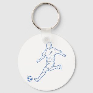 Fußballspieler Schlüsselanhänger