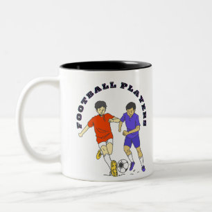 Fußballspieler - Street Match Vibes Zweifarbige Tasse