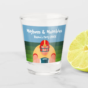Fußballspieler Super Fan Game Day Schnapsglas