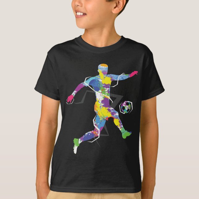 Fußballspieler T-Shirt (Vorderseite)
