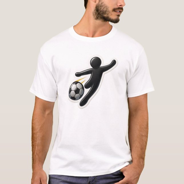 Fußballspieler T-Shirt (Vorderseite)