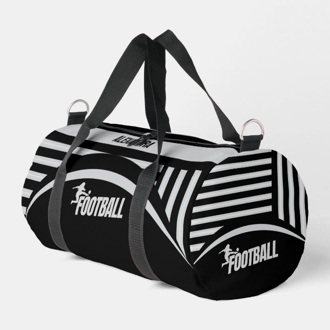 Fußballspieler, Team, Geburtstagsgeschenk Duffle T Bag (Linke Seite)