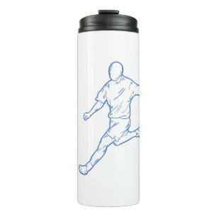 Fußballspieler Thermosbecher