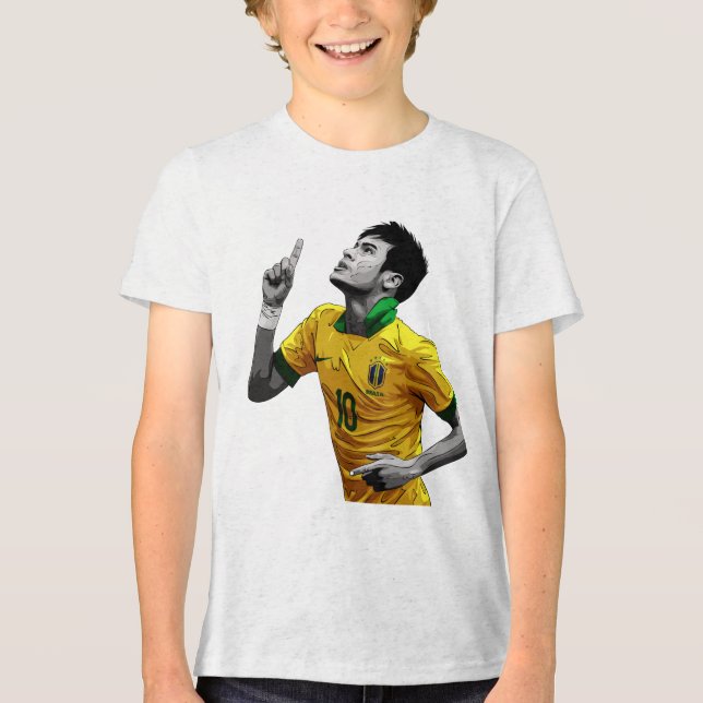 Fußballspielerfestspiele Pose T - Shirt (Vorderseite)