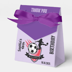 Fußballspielerin Mädchen, Football Girl Team Geschenkschachtel