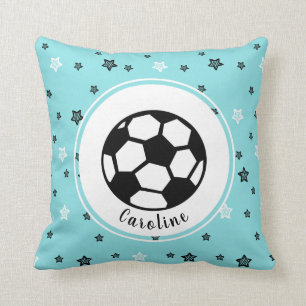 Fußballspielersport als Personalisiertes Geschenk Kissen