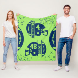 Fußballspieltag Fleecedecke