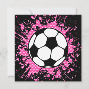 Fußballsplatz Einladung