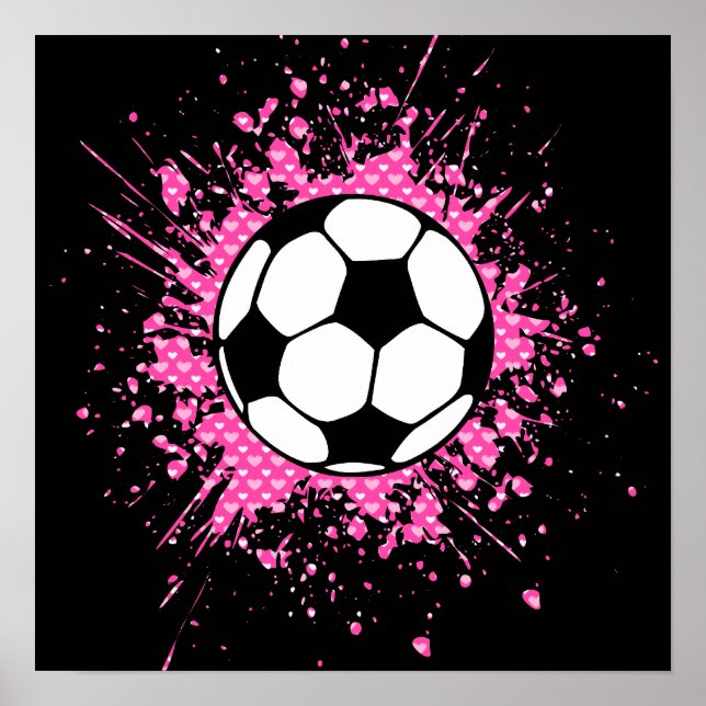 Fußballsplatz Poster (Vorne)