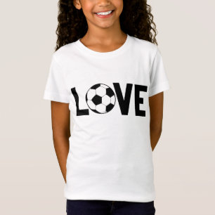 Fußballsport der coolen Liebe T-Shirt