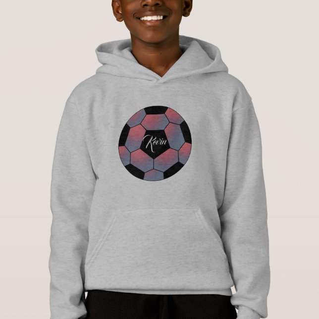 Fußballsport Hoodie (Vorderseite)