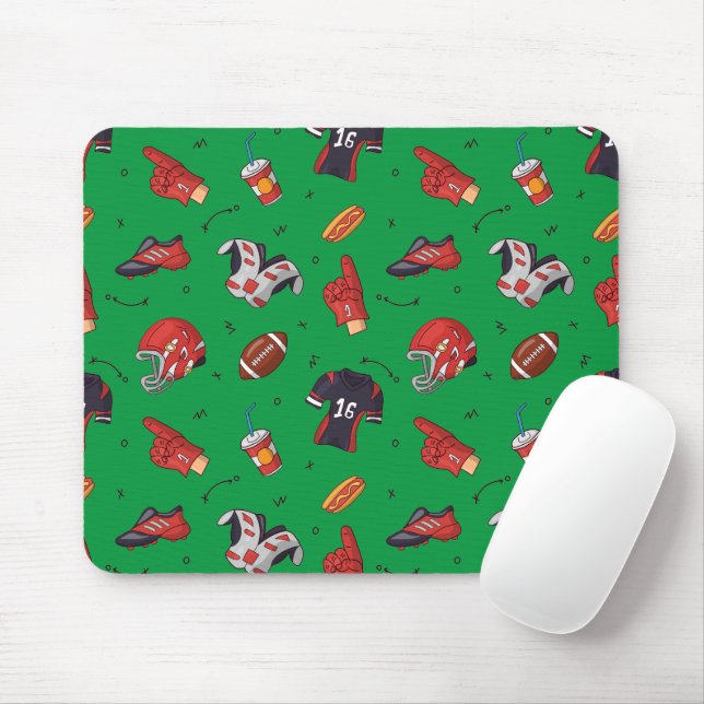 Fußballsportausrüstung, Küche Mousepad (Mit Mouse)
