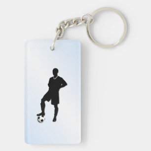 Fußballsportdesign Schlüsselanhänger